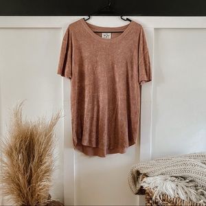 Tribe Kelley Mauve Towel Top